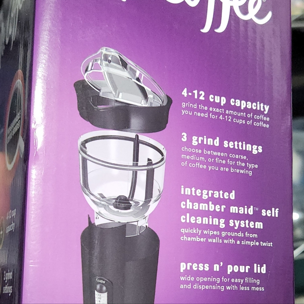 Mr Coffee portable coffee grinder